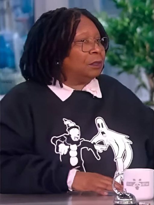 The-View-2025-Whoopi-Goldberg-Black-Ghost-and-Clown-Sweatshirt