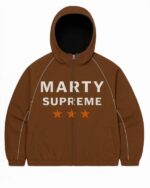 Timothee-Chalamet-Marty-Supreme-Brown-Hooded-Jacket-1
