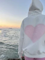 Amare-Radiate-Love-White-Hoodie