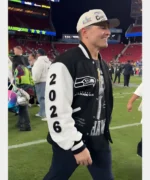 American-Football-Coach-2026-Mike-Macdonald-Seattle-Seahawks-Nike-Super-Bowl-LX-Champions-Black-White-Jacket