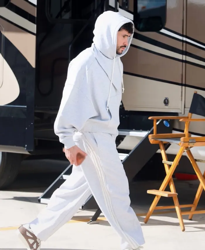 Bad-Bunny-x-Adidas-Grey-Hoodie