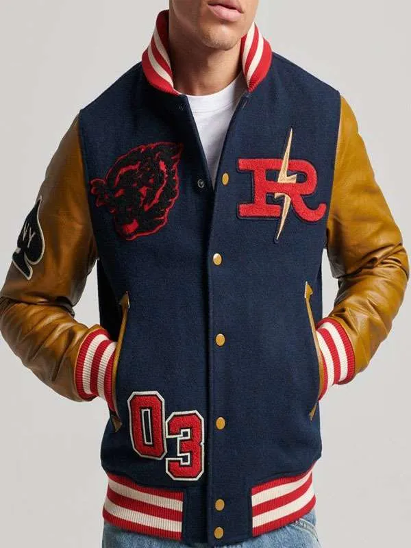 Blue-and-Brown-Superdry-Varsity-Bomber-Jacket
