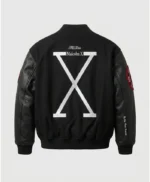 Buy-Supreme-40-Acres-Malcolm-X-Wool-and-Leather-Black-Varsity-Jacket