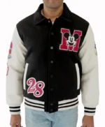 Costco-x-Disney-Black-Wool-Varsity-Bomber-Jacket-On-Sale