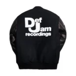 Def Jam Black Letterman Varsity Jacket