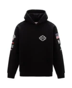 Harley-Davidson-Factory-Racing-Fanwear-Black-Printed-Hoodie-For-men-and-women