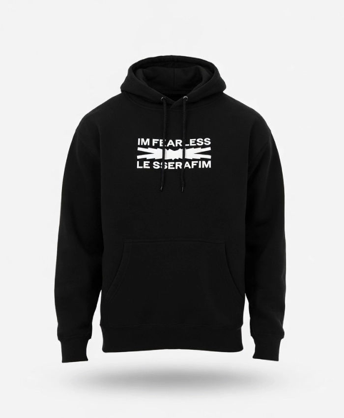 Im-Fearless-The-Le-Sserafim-Black-Hoodie