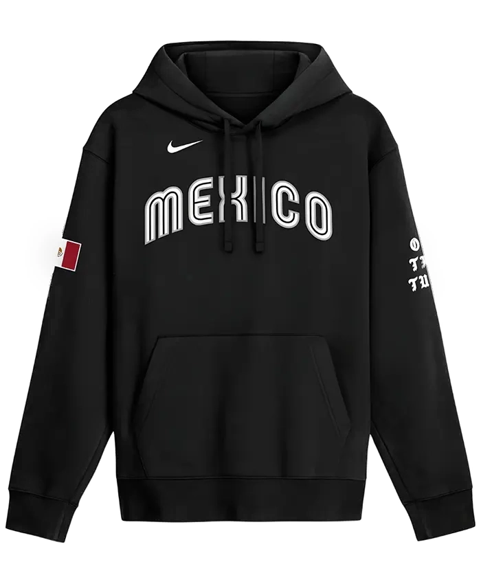 Mexico-Nike-x-Born-x-Raised-Black-World-Baseball-Classic-Club-Fleece-Black-Hoodie
