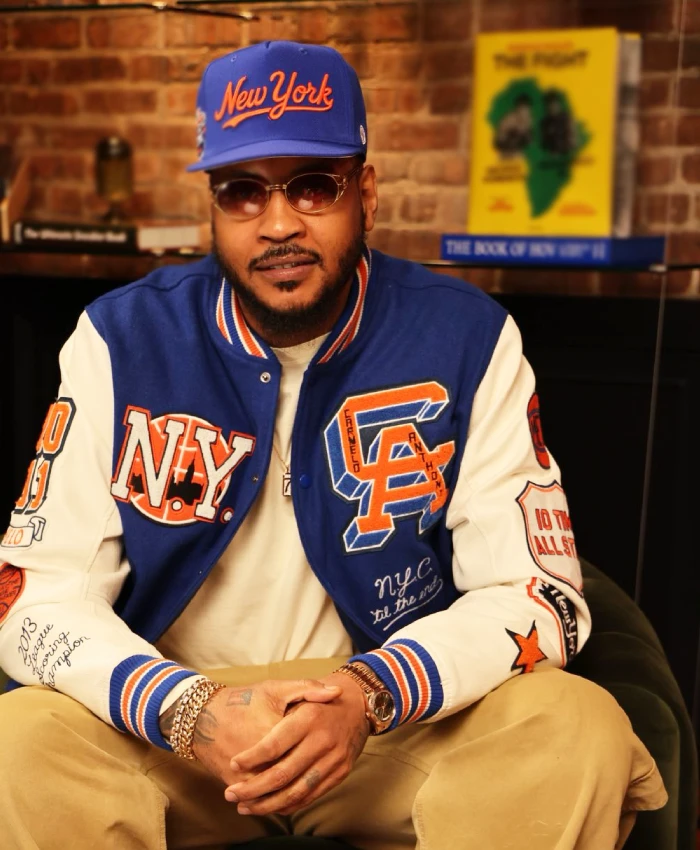 New-York-City-2026-Carmelo-Blue-and-White-Letterman-Varsity-Jacket
