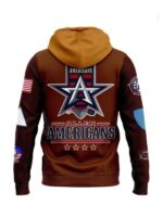 Allen-Americans-Hockey-2026-Unisex-Brown-Hoodie
