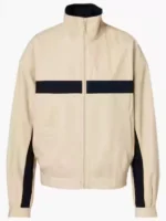 Singer-Rihanna-Saturday-Night-Live-Cream-and-Navy-Blue-Jacket