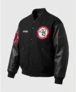 Supreme-40-Acres-Malcolm-X-Black-Varsity-Jacket