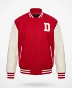 Valentine-Holmes-NRL-Fan-Day-Red-and-White-Varsity-Jacket