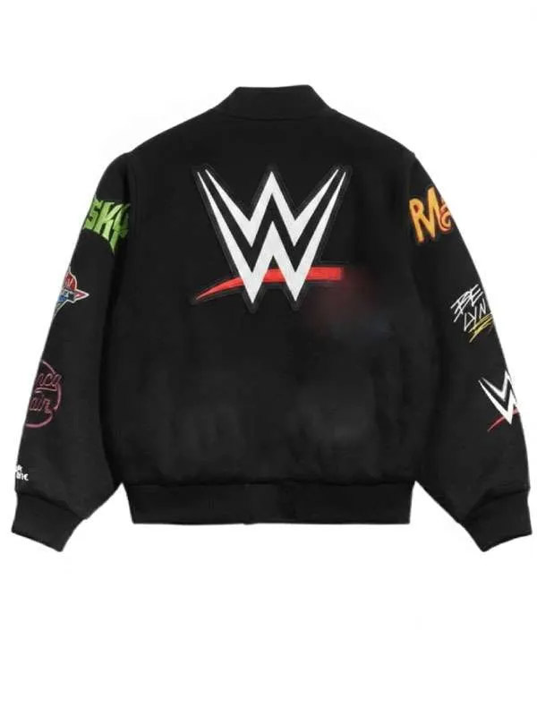 WWE-Wrestle-Mania-Superstar-Varsity-Jacket