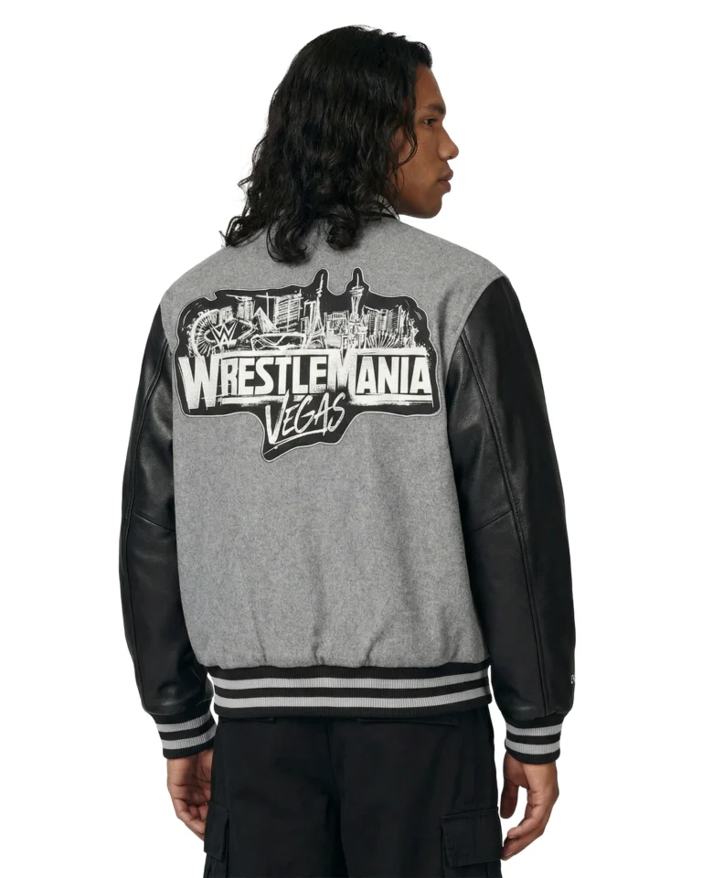 WrestleMania42Vegas2026VarsityJacketmodel