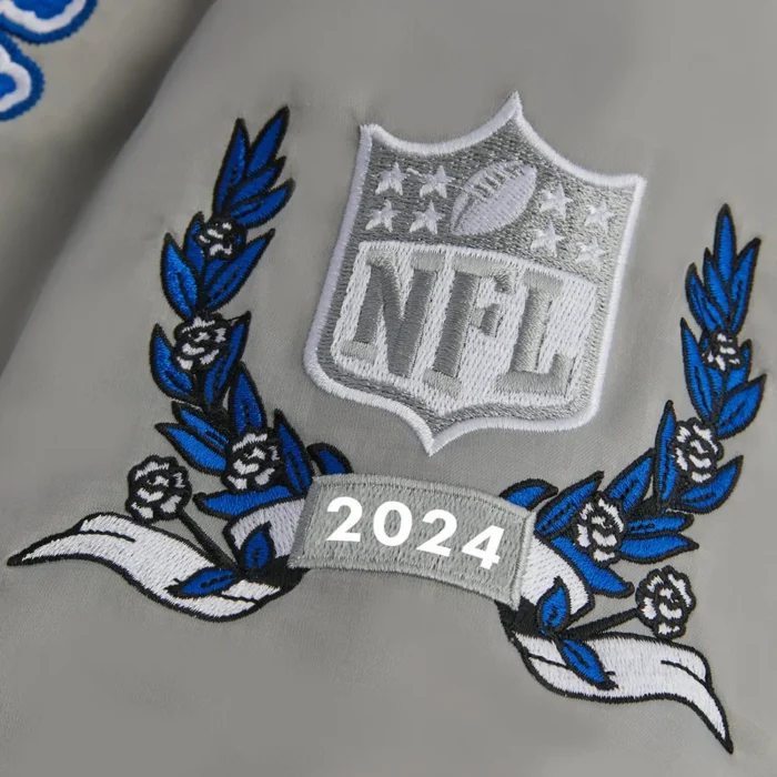 detroit-lions-chain-bomber-satin-jacket