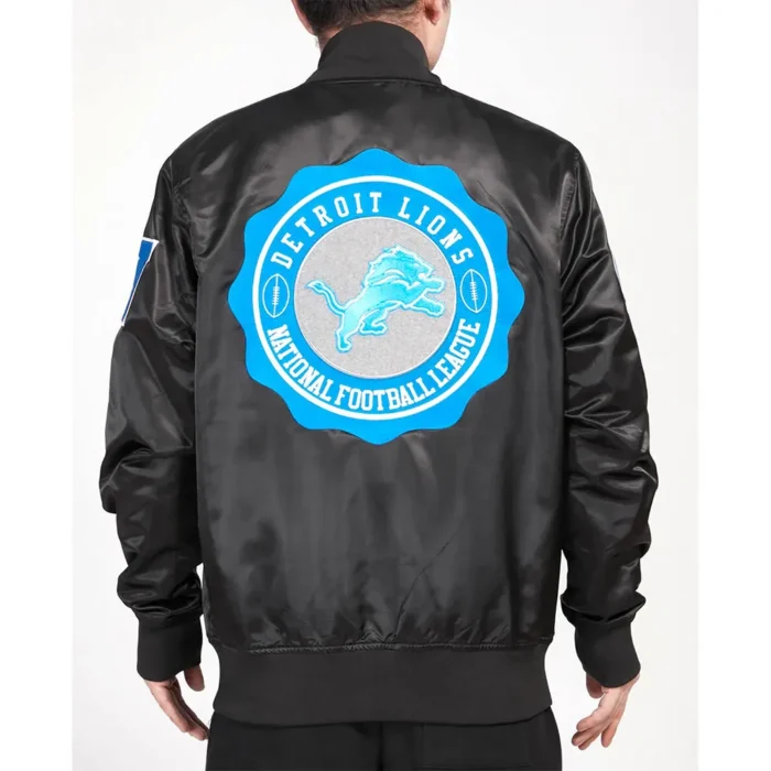 detroit-lions-crest-emblem-black-satin-jacket