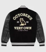 New York Yankees Black Wool Leather Jacket