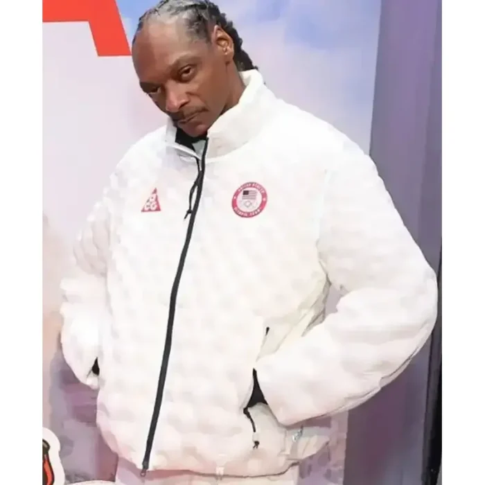 Snoop Dogg Milano Cortina Olympics 2026 Black Jacket - Image 2