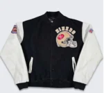 San Francisco 49ers Varsity Leather Jacket - Image 6