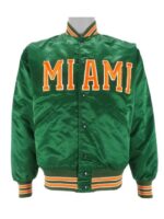 80’s Miami Hurricanes Green Jacket