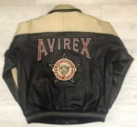 AVIREX Varsity Jacket Leather NORTHWEST WILD BEARS USA New York Men's Size XL - Image 2