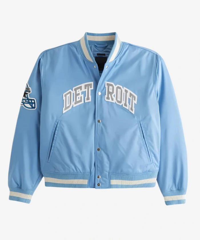 Abercrombie-Detroit-Lions-Varsity-Bomber-Jacket-1.webp Abercrombie Detroit Lions Varsity Bomber Jacket - Image 1