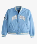 Abercrombie Detroit Lions Varsity Bomber Jacket - Image 5