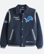 Abercrombie X Detroit Lions Varsity Jacket