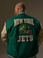 NFL Action Bronson New York Jets OVO Bomber Jacket - Image 2