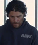 Mr. Throwback Adam Pally Navy Hoodie - Image 3