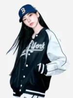 Aespa Karina 2026 New York Varsity Jacket - Image 2