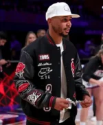 All-Star Celebrity Game Mookie Betts Varsity Jacket - Image 3