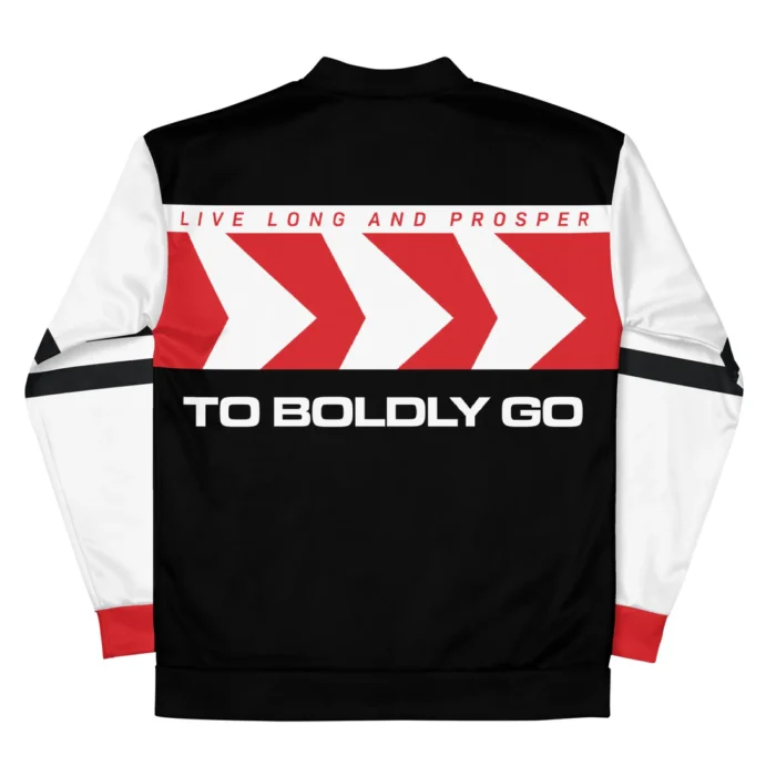 Star Trek: The Original Series To Boldly Go Unisex Bomber Jacket - Image 2