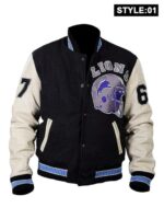 Beverly-Hills-Black-and-White-Detroit-Lions-Varsity-Jacket