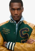 COLLEGE VARSITY PATCHED - Bomber Jacket - enamel green - Image 3