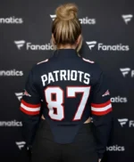Camille Kostek New England Patriots Jacket - Image 2