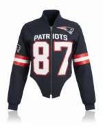 Camille Kostek New England Patriots Jacket - Image 3