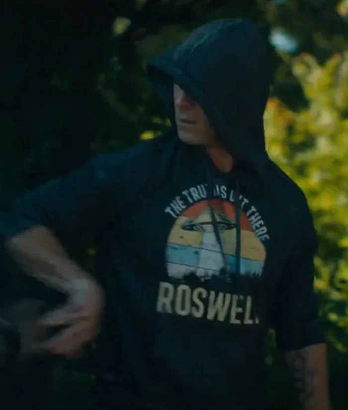 Chad Powers Glen Powell The Truth is Out There Roswell Hoodie - Image 7