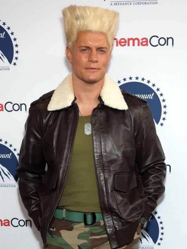 Cinemacon 2026 Cody Rhodes Leather Jacket