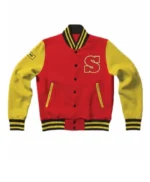 Clark Kent Crows Smallville Varsity Cotton Jacket - Image 2