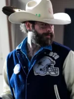2025 Thanksgiving Halftime Show Post Malone Dallas Cowboys Varsity Jacket