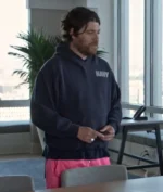 Mr. Throwback Adam Pally Navy Hoodie - Image 4