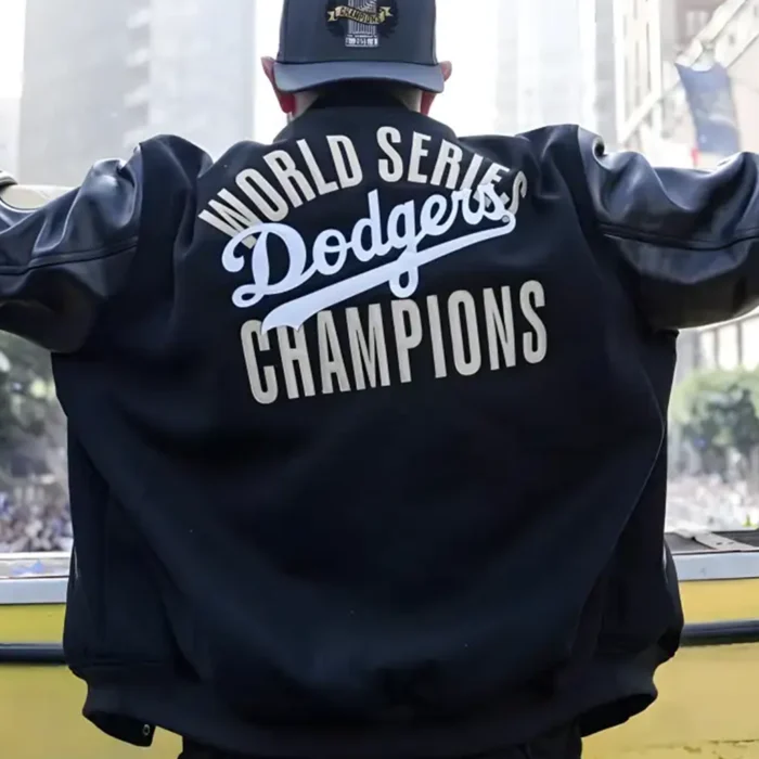 Dave Roberts Dodgers Championship Parade Jacket - Image 4