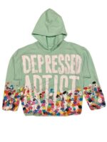 Depressed-Artist-Green-Pullover-Hoodie