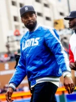 Calvin Johnson Detroit Lions Jacket - Image 5