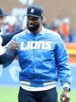 Calvin Johnson Detroit Lions Jacket - Image 2
