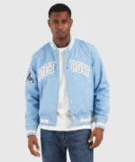 Abercrombie Detroit Lions Varsity Bomber Jacket - Image 7