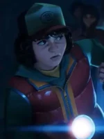 Dustin-Henderson-Stranger-Things-Tales-from-85-S01-Red-Puffer-Vest