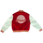 EMPIRE x Jeff Hamilton Letterman Jacket Back Side